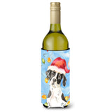 Caroline'S Treasures Ck2477Literk Christmas Lights English Pointer Wine Bottle Hugger Cold-Beverage-Koozies, 750 Ml, Multicolo