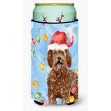 Caroline'S Treasures Ck2482Tbc Christmas Lights Labradoodle Tall Boy Hugger Cold-Beverage-Koozies, Multicolor