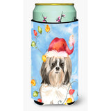Caroline'S Treasures Ck2493Tbc Christmas Lights Shih Tzu Tall Boy Hugger Cold-Beverage-Koozies, Multicolor