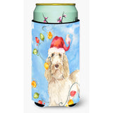 Caroline'S Treasures Ck2496Tbc Christmas Lights Spinone Italiano Tall Boy Hugger Cold-Beverage-Koozies, Multicolor