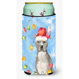 Caroline'S Treasures Ck2502Tbc Christmas Staffordshire Bull Terrier Tall Boy Hugger Cold-Beverage-Koozies, Multicolor
