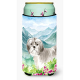 Caroline'S Treasures Ck2520Tbc Mountain Flowers Shih Tzu Puppy Tall Boy Hugger Cold-Beverage-Koozies, Multicolor