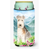 Caroline'S Treasures Ck2531Tbc Mountain Flowers Lakeland Terrier Tall Boy Hugger Cold-Beverage-Koozies, Multicolor