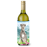 Caroline'S Treasures Ck2534Literk Mountain Flowers Irish Wolfhound Wine Bottle Hugger Cold-Beverage-Koozies, 750 Ml, Multicolo