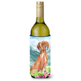 Caroline'S Treasures Ck2535Literk Mountain Flowers Vizsla Wine Bottle Hugger Cold-Beverage-Koozies, 750 Ml, Multicolor
