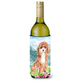 Caroline'S Treasures Ck2539Literk Mountain Flowers Cavapoo Wine Bottle Hugger Cold-Beverage-Koozies, 750 Ml, Multicolor