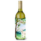 Caroline'S Treasures Ck2552Literk Under The Tree Wheaten Terrier Wine Bottle Hugger Cold-Beverage-Koozies, 750 Ml, Multicolor,