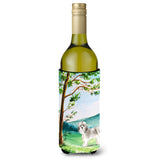 Caroline'S Treasures Ck2556Literk Under The Tree Shih Tzu Puppy Wine Bottle Hugger Cold-Beverage-Koozies, 750 Ml, Multicolor