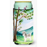 Caroline'S Treasures Ck2556Tbc Under The Tree Shih Tzu Puppy Tall Boy Hugger Cold-Beverage-Koozies, Multicolor