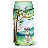 Caroline'S Treasures Ck2564Tbc Under The Tree Schnauzer #2 Tall Boy Hugger Cold-Beverage-Koozies, Multicolor