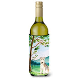 Caroline'S Treasures Ck2567Literk Under The Tree Lakeland Terrier Wine Bottle Hugger Cold-Beverage-Koozies, 750 Ml, Multicolor