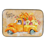 Caroline'S Treasures Ck2607Ddm Fall Harvest Bernese Mountain Dog Dish-Drying-Mats, 14X21, Multicolor