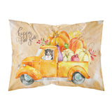 Fall Harvest Bernese Mountain Dog Fabric Standard Pillowcase
