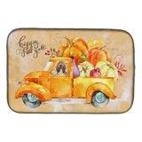 Caroline'S Treasures Ck2609Ddm Fall Harvest Bloodhound Dish-Drying-Mats, 14X21, Multicolor