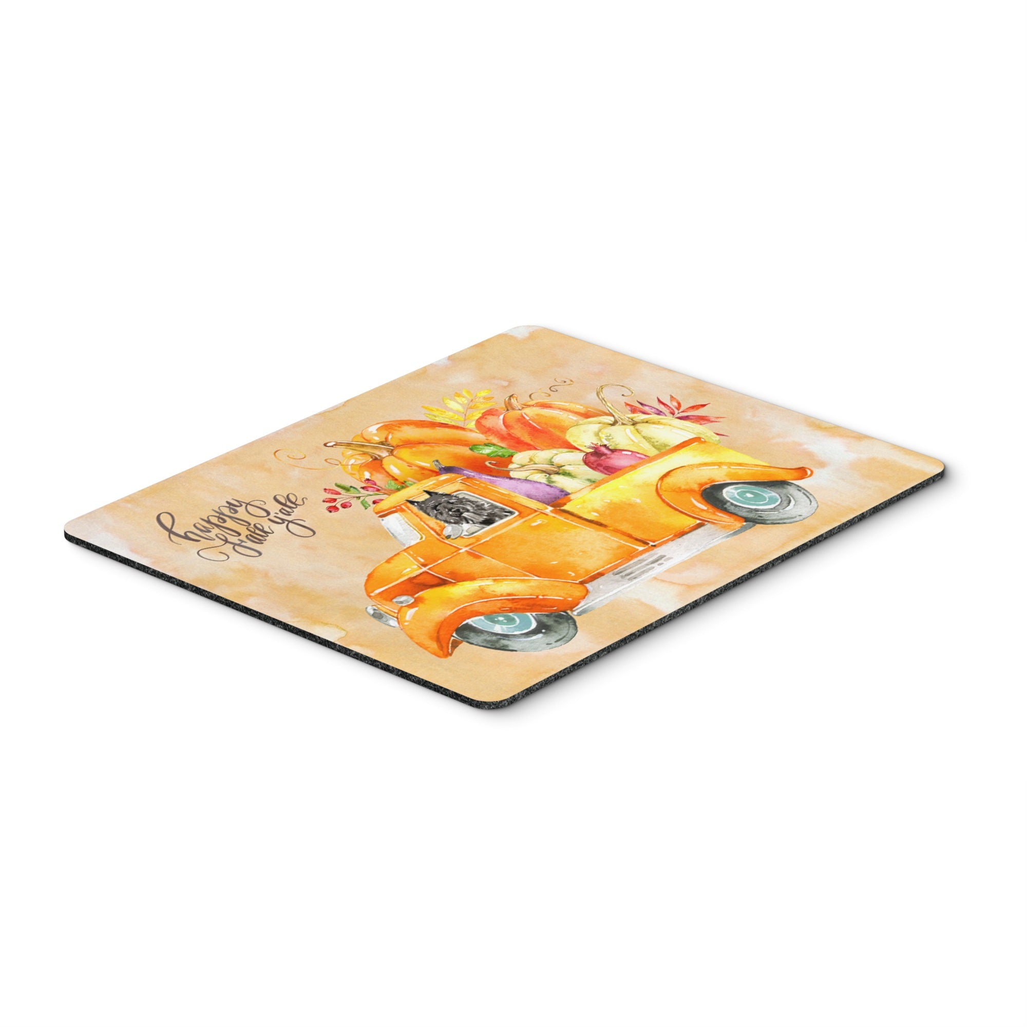 Fall Harvest Bouvier Des Flandres Mouse Pad, Hot Pad Or Trivet