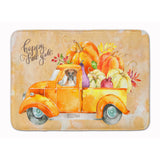 Caroline'S Treasures Fall Harvest Boxer Machine Washable Memory Foam Mat Doormats, Multicolor