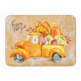 Caroline'S Treasures Fall Harvest Japanese Spitz Machine Washable Memory Foam Mat Doormats, Multicolor