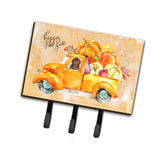 Caroline'S Treasures Fall Harvest Newfoundland Leash Or Key Holder Hooks, Multicolor