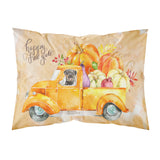 Fall Harvest Rottweiler Fabric Standard Pillowcase