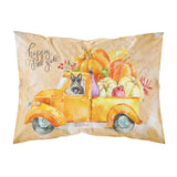 Fall Harvest Scottish Terrier Fabric Standard Pillowcase