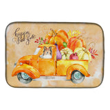 Caroline'S Treasures Ck2633Ddm Fall Harvest Sheltie Dish-Drying-Mats, 14X21, Multicolor
