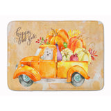 Caroline'S Treasures Fall Harvest Westie Machine Washable Memory Foam Mat Doormats, Multicolor