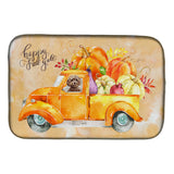 Caroline'S Treasures Ck2658Ddm Fall Harvest Brown Cockapoo Dish-Drying-Mats, 14X21, Multicolor