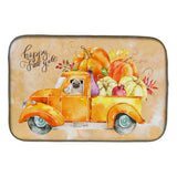 Caroline'S Treasures Ck2675Ddm Fall Harvest Pug Dish-Drying-Mats, 14X21, Multicolor