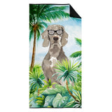 Caroline'S Treasures Ck2995Twl3060 Weimaraner Premium Beach-Towels, Multicolor