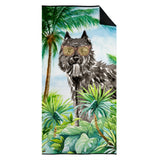 Caroline'S Treasures Ck3021Twl3060 Bouvier Des Flandres Premium Beach-Towels, Multicolor