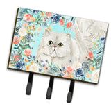 Caroline'S Treasures Persian Spring Flowers Leash Or Key Holder Hooks, Multicolor