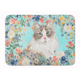 Caroline'S Treasures Siberian Spring Flowers Machine Washable Memory Foam Mat Doormats, Multicolor