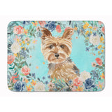 Caroline'S Treasures Yorkie Machine Washable Memory Foam Mat Doormats, Multicolor