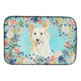 Caroline'S Treasures Ck3403Ddm White Collie Dish-Drying-Mats, 14 X 21, Multicolor