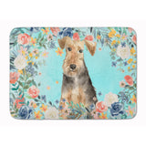 Caroline'S Treasures Airedale Terrier Machine Washable Memory Foam Mat Doormats, Multicolor