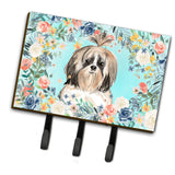 Caroline'S Treasures Shih Tzu Leash Or Key Holder Hooks, Multicolor