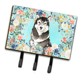 Caroline'S Treasures Alaskan Malamute Leash Or Key Holder Hooks, Multicolor