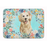 Caroline'S Treasures Golden Retriever Machine Washable Memory Foam Mat Doormats, Multicolor