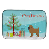 Caroline'S Treasures Ck3439Ddm Tan Affenpinscher Christmas Tree Dish-Drying-Mats, 14 X 21, Multicolor