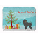 Caroline'S Treasures Affenpinscher Christmas Tree Machine Washable Memory Foam Mat Doormats, Multicolor