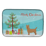 Caroline'S Treasures Ck3444Ddm Airedale Terrier Christmas Tree Dish-Drying-Mats, 14 X 21, Multicolor