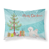 Caroline'S Treasures Bichon Fris Christmas Tree Fabric Standard Pillowcases, Multicolor