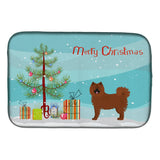 Caroline'S Treasures Eurasier Or Eurasian Dog Christmas Tree Dish-Drying-Mats, 14 X 21, Multicolor