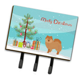 Caroline'S Treasures German Spitz Christmas Tree Leash Or Key Holder Hooks, Multicolor