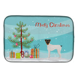 Caroline'S Treasures Ck3464Ddm Japanese Terrier Christmas Tree Dish-Drying-Mats, 14 X 21, Multicolor