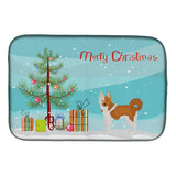 Caroline'S Treasures Ck3475Ddm Nordic Spitz Christmas Tree Dish-Drying-Mats, 14 X 21, Multicolor