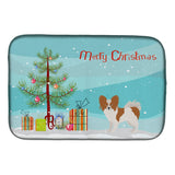 Caroline'S Treasures Ck3476Ddm Papillon Christmas Tree Dish-Drying-Mats, 14 X 21, Multicolor