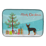 Caroline'S Treasures Ck3480Ddm Prague Ratter Christmas Tree Dish-Drying-Mats, 14 X 21, Multicolor