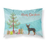 Caroline'S Treasures Prague Ratter Christmas Tree Fabric Standard Pillowcases, Multicolor