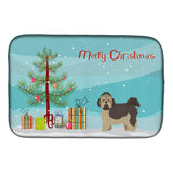 Caroline'S Treasures Russian Tsvetnaya Bolonka Lap Dog Christmas Tree Dish-Drying-Mats, 14 X 21, Multicolor